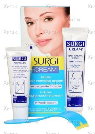 Cream Extra Gentle Formula Набор (крем для удаление волос на лице, успокаивающий крем)
