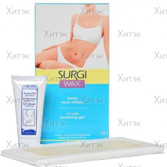 Body Wax Strips Набор полоски и крем удаление волос на теле