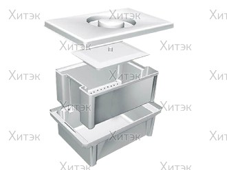 Емкость-контейнер ЕДПО-1-01 для дезинфекции медицинских изделий